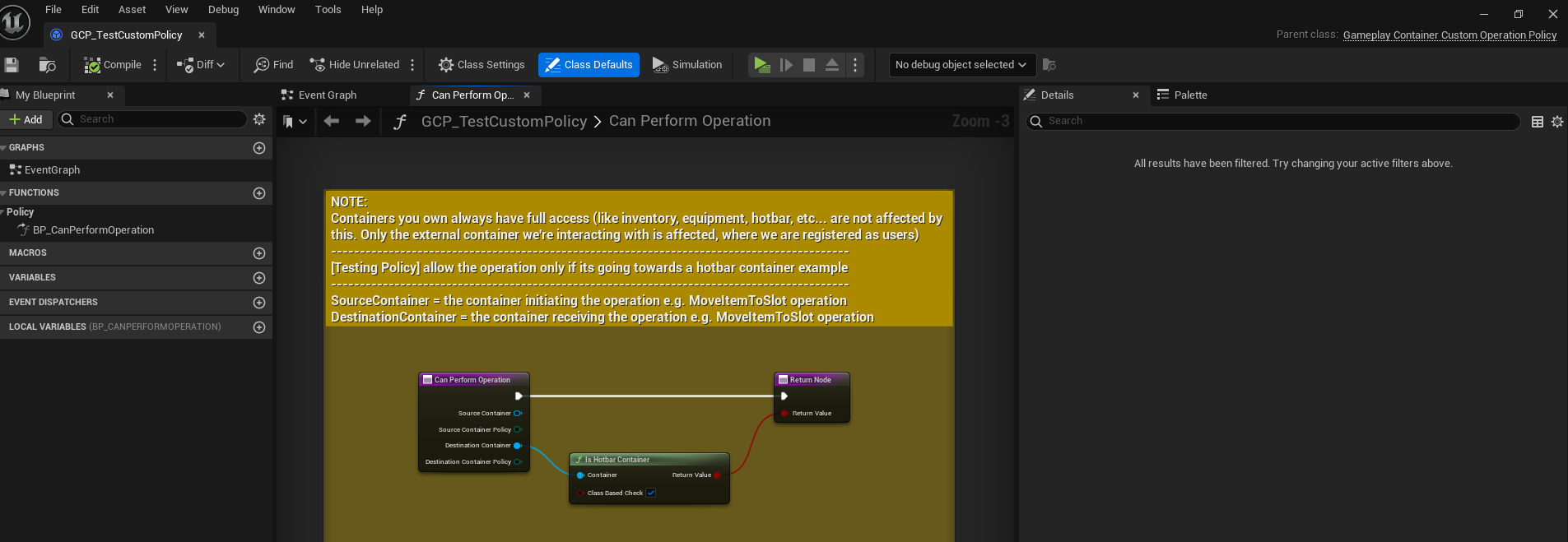 GameplayItemDefinition Properties