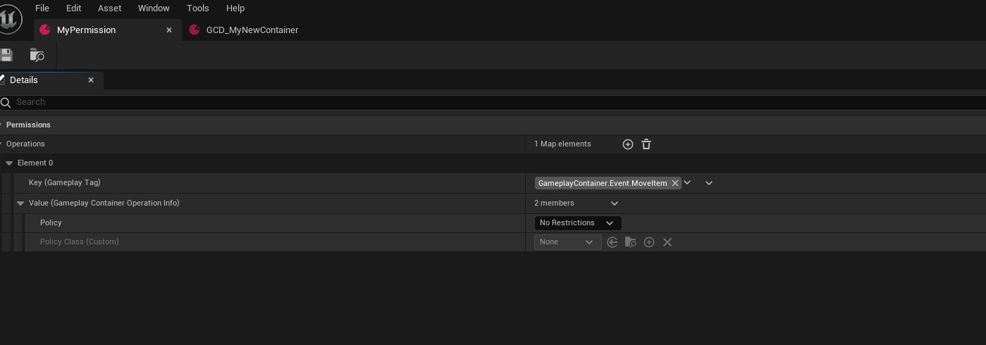 GameplayItemDefinition Properties