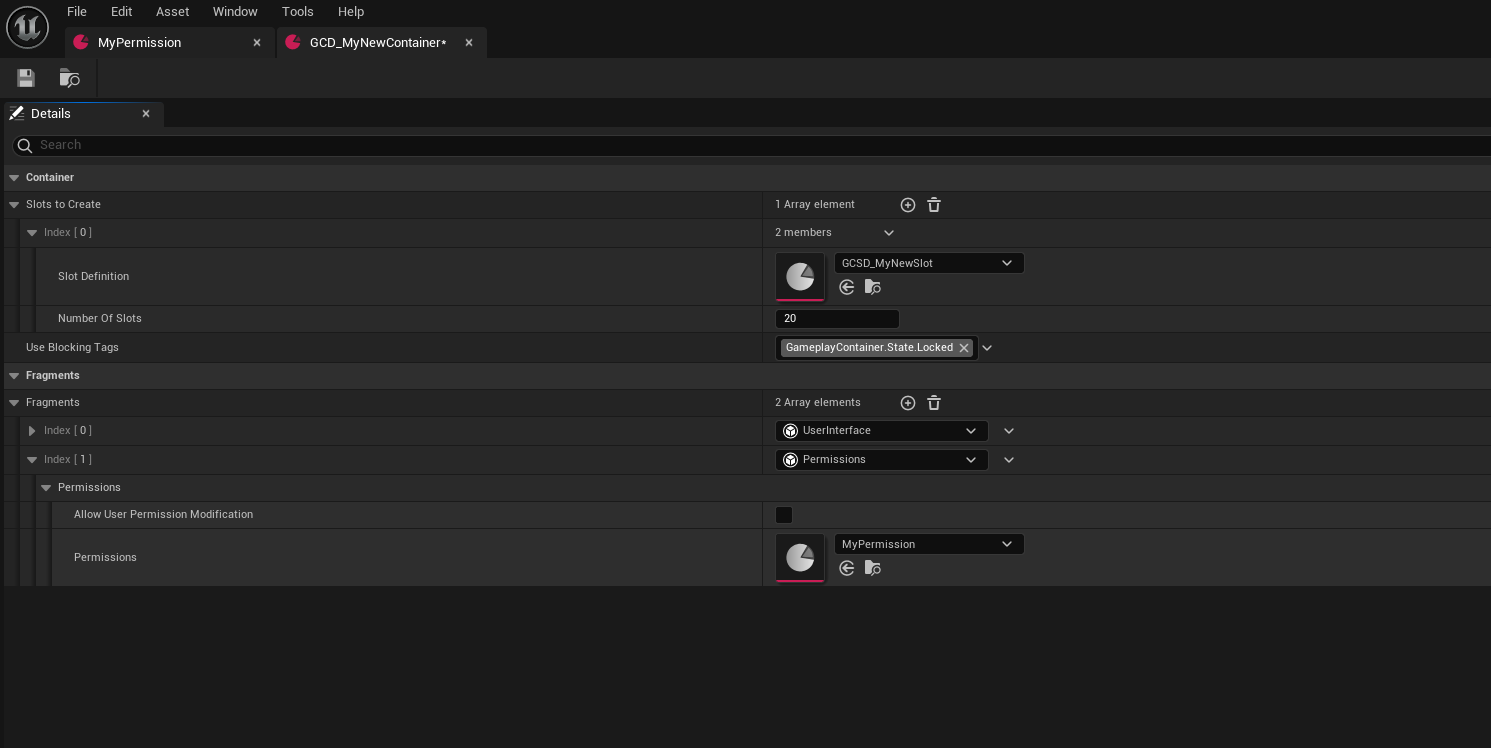 GameplayItemDefinition Properties